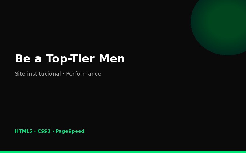 Be a Top-Tier Men